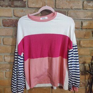 Ladies Long Sleeved Shirt Vibrant Colors